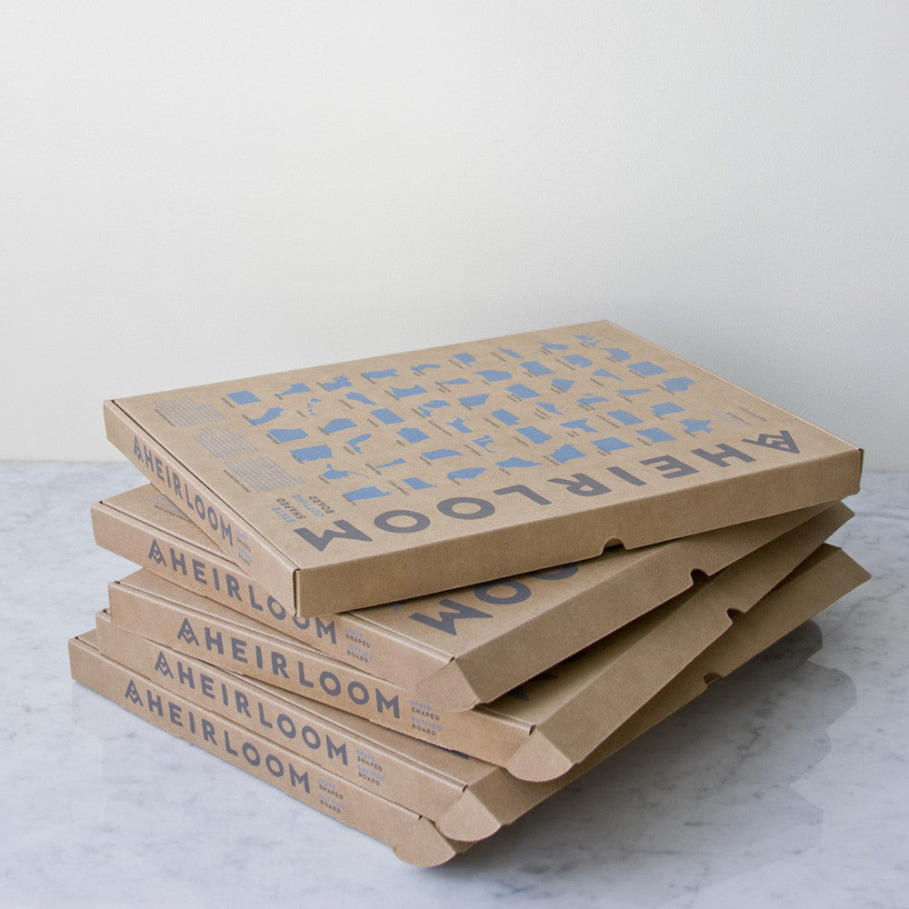 Nebraska Shaped Cutting Board