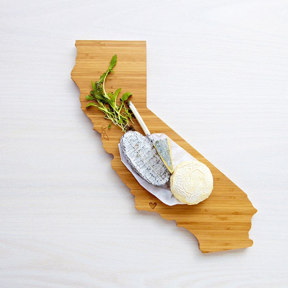 California Shaped Cutting Board