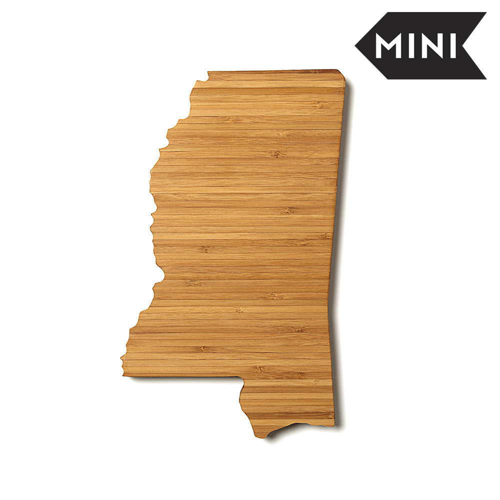 Mississippi Shaped Miniature Cutting Board