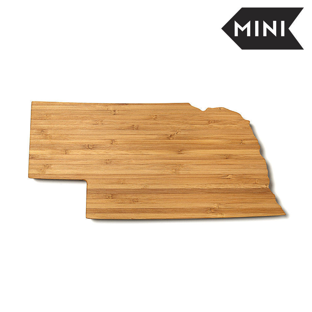 Nebraska Shaped Miniature Cutting Board