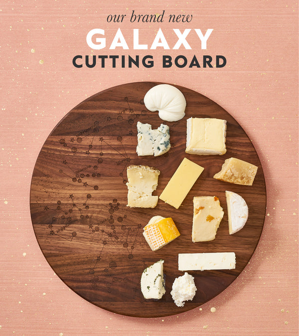 WHAT'S YOUR CHEESE? Galaxy Cutting Boards