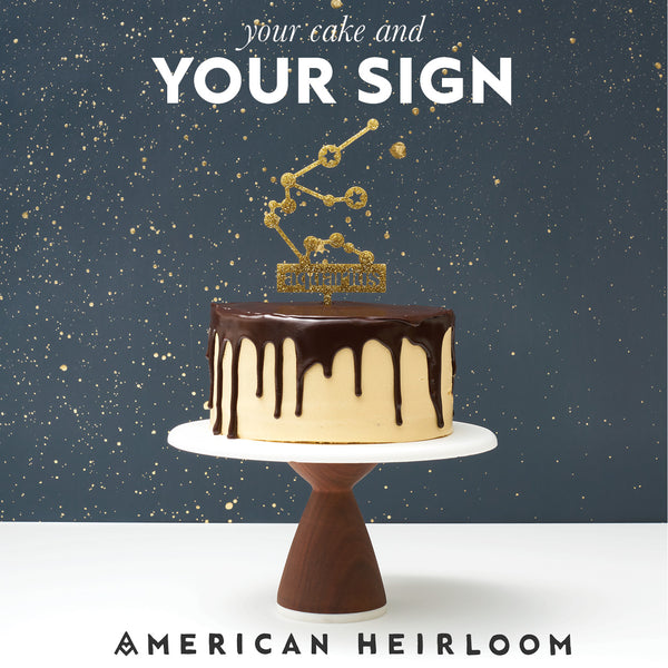 new product alert! zodiac cake toppers