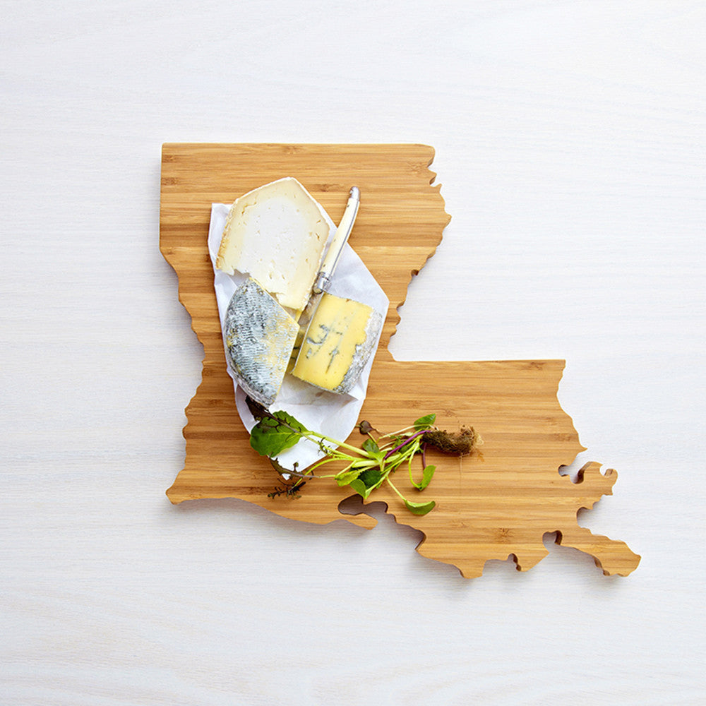 Louisiana Shaped Cutting Board