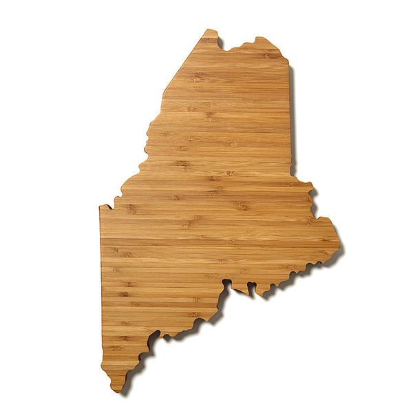 Maine Shaped Cutting Board
