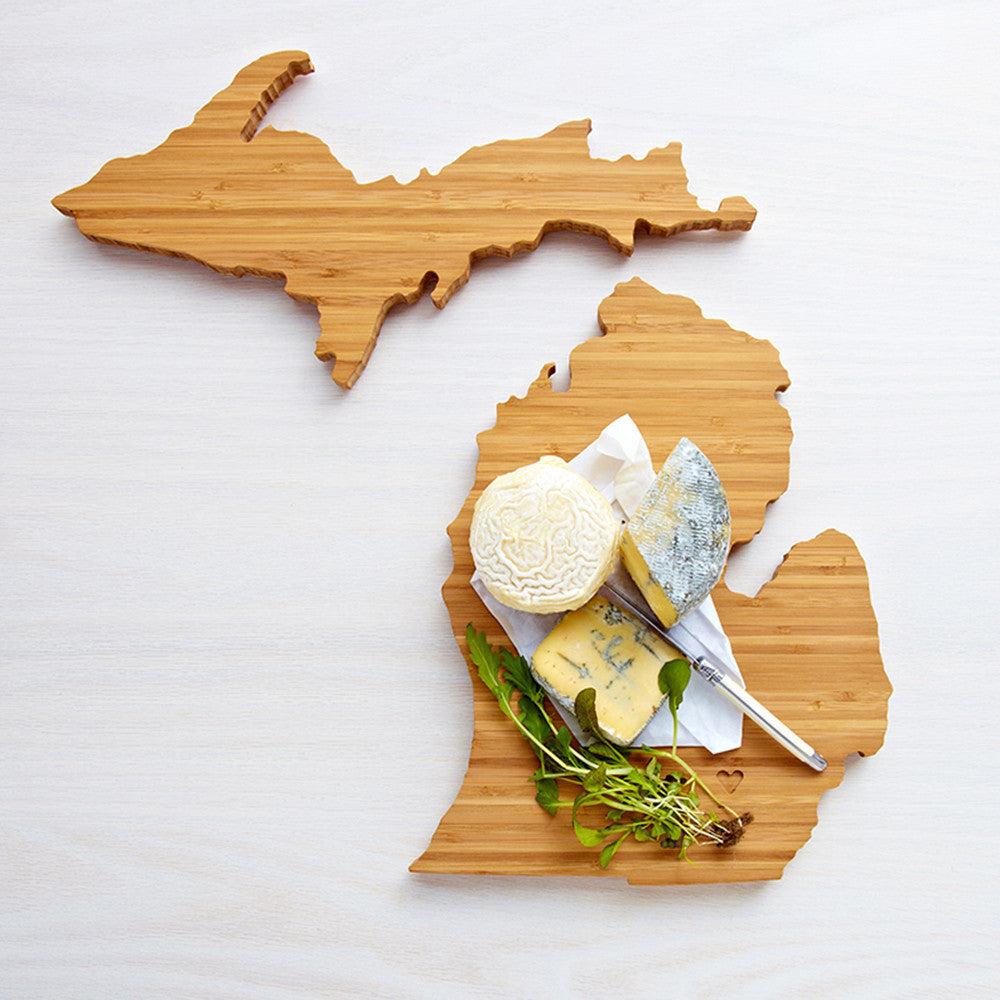 Michigan Shaped Cutting Board
