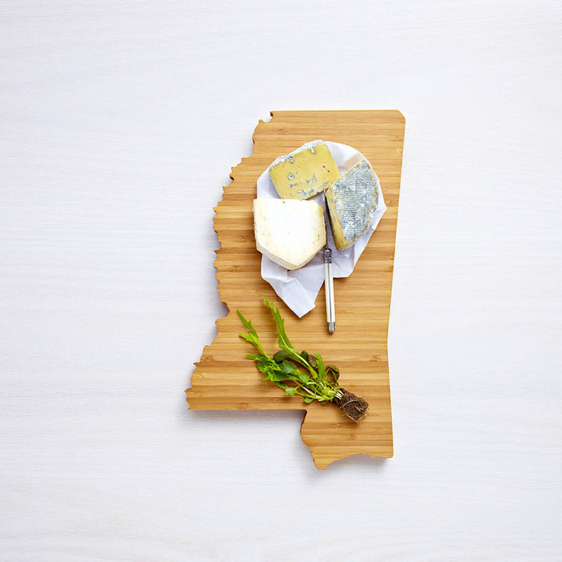 Large Mississippi Shaped Cutting Board
