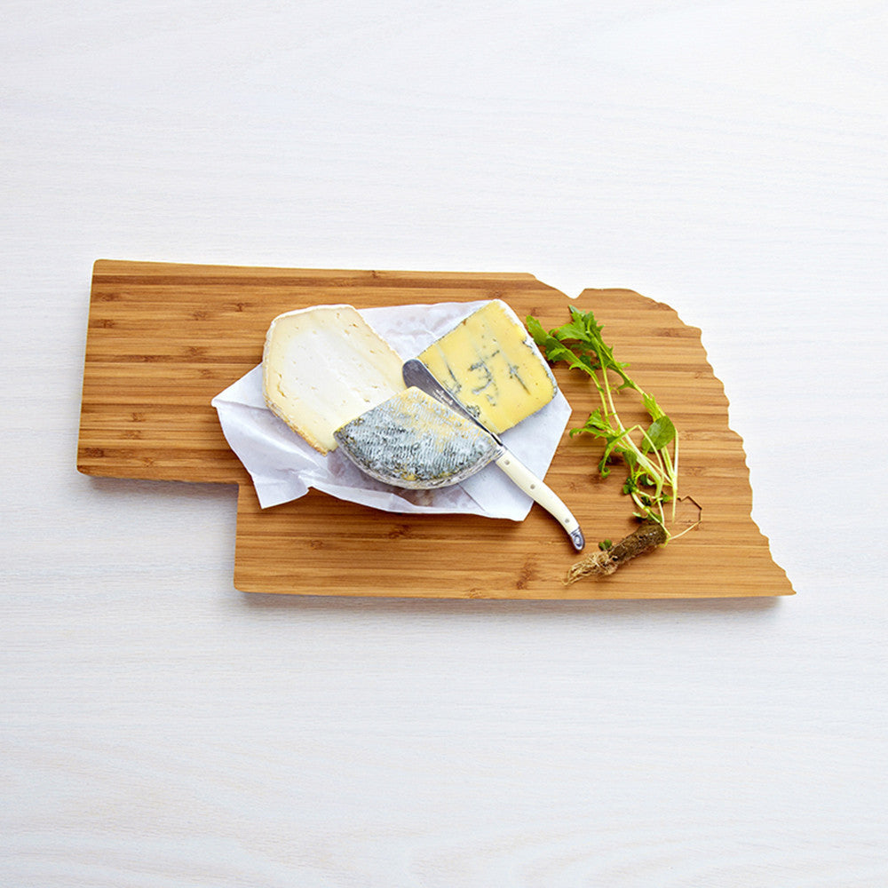 Nebraska Shaped Cutting Board