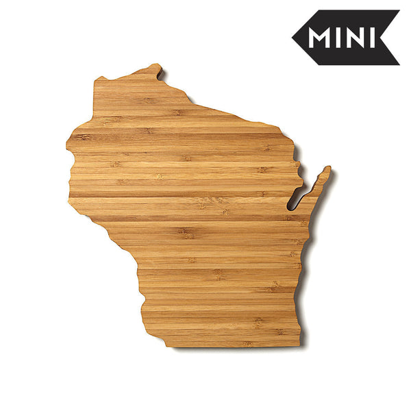 Wisconsin Shaped Miniature Cutting Board