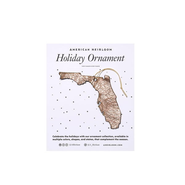 Florida Holiday Ornament