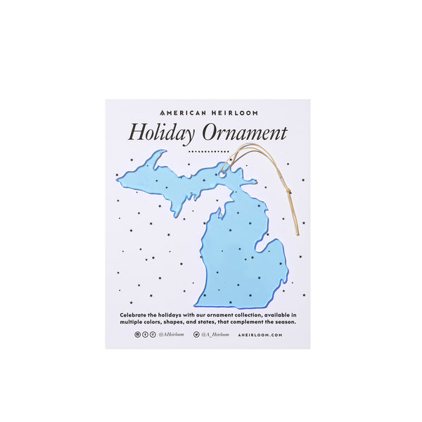 Michigan Holiday Ornament