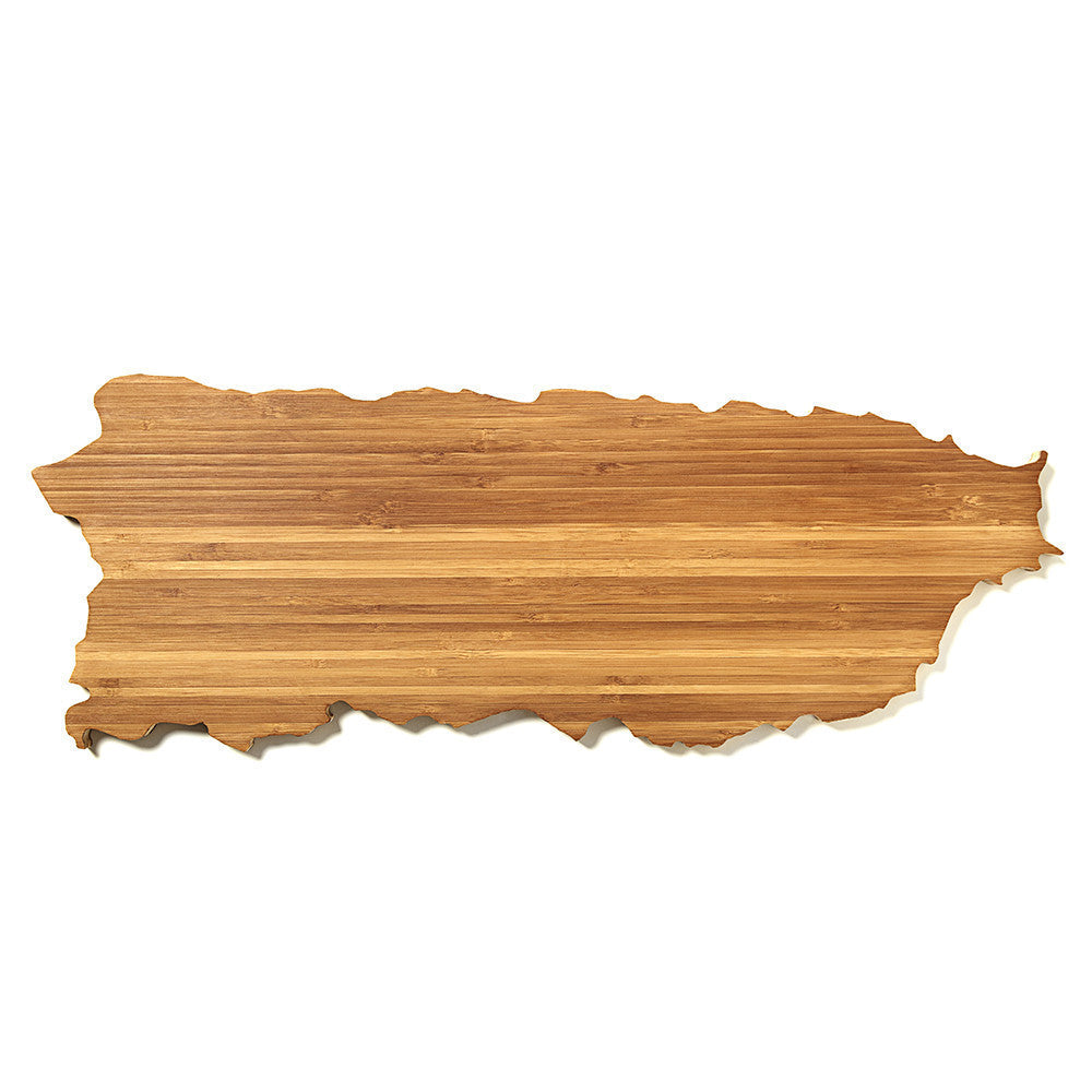 Puerto Rico Shaped Cutting Board