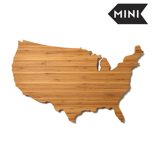 USA Shaped Mini Cutting Board