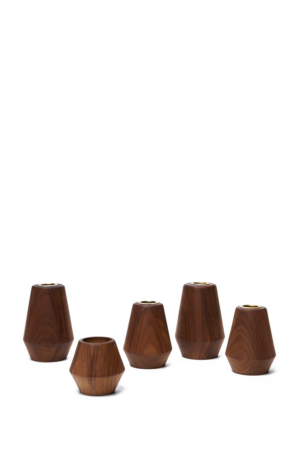 Hardwood Taper Candle Holders