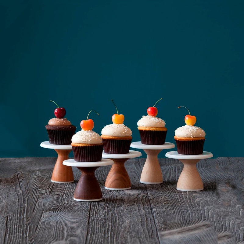 Mini Cake & Cupcake Stand - Maple 4 Base – AHeirloom