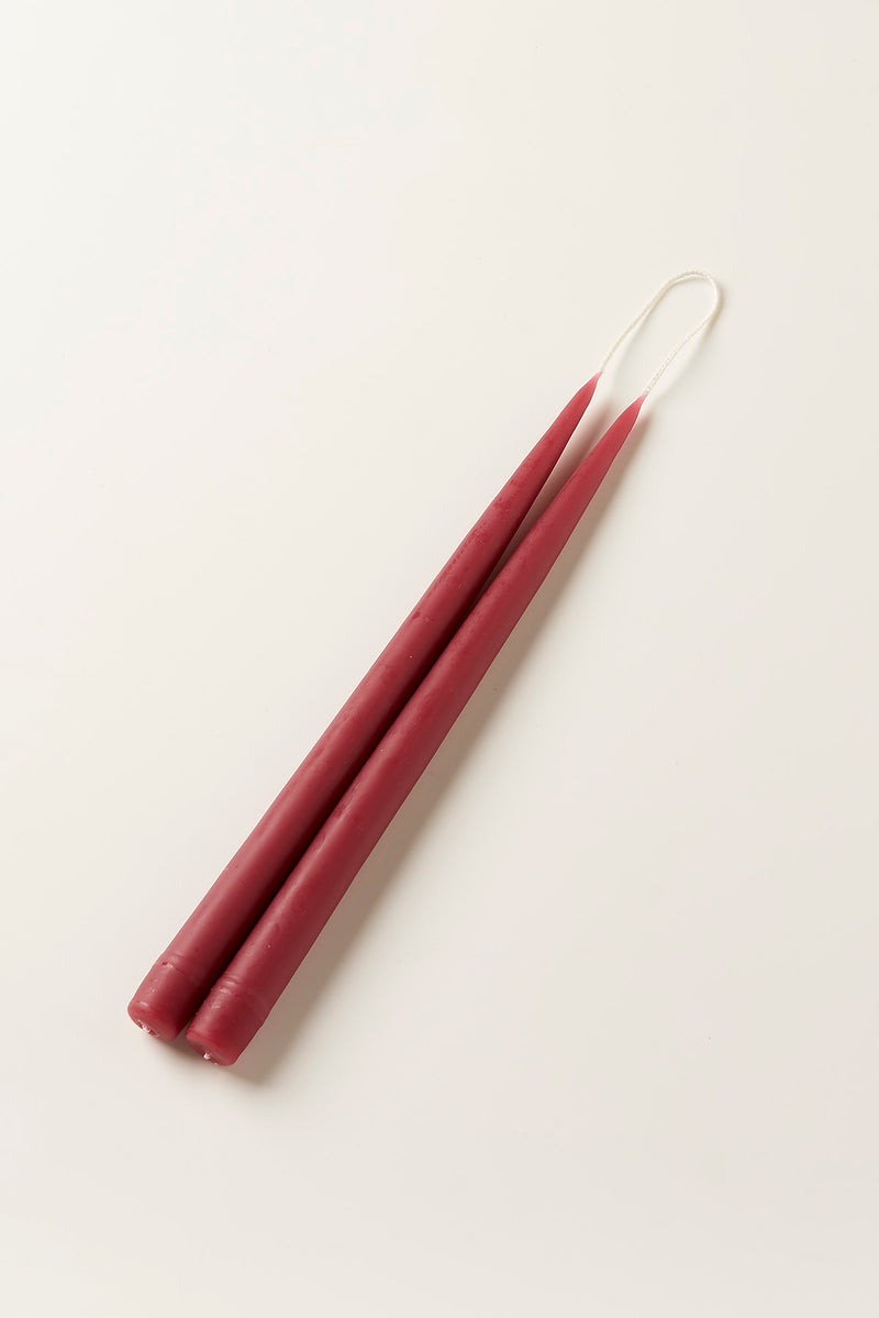 Hand Dipped Taper Candles - Set of 2